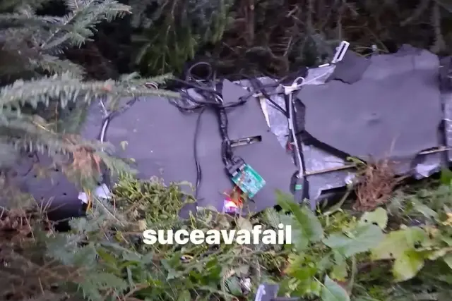Dronă prăbușită în Suceava, după alertă în spațiul aerian